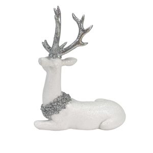 Adorno Mesa Reno Echado 20 Cm