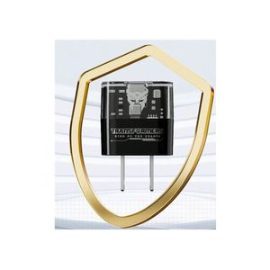 Cargador Transformers TF-K05 Negro 20w carga rápida USB C y USB A