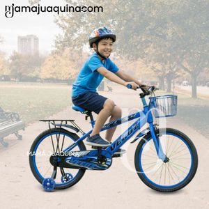Bicicleta Para Niño Aro 16 SPORT VZ con Canasta Blue