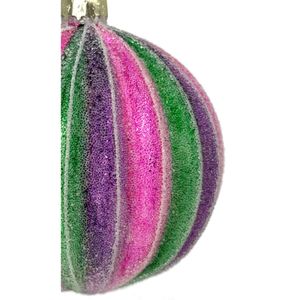 Bola Rosada Verde Morado 11 Cm