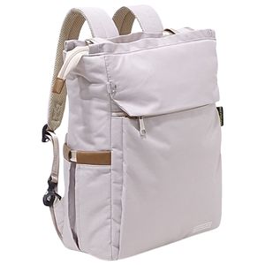 Bolso Mochila Viajera Modelo Renata - Arena Pastel