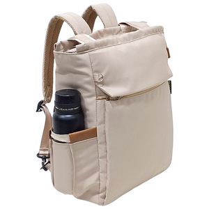 Bolso Mochila Viajera Modelo Renata - Beige