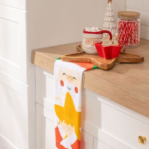 Paño de Cocina Algodón Navidad