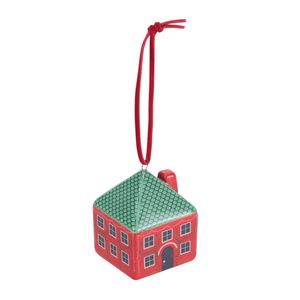 Adorno para árbol de Cerámica con Forma Casita