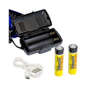 Linterna Frontal LED Recargable 3W OP-3371 OPALUX