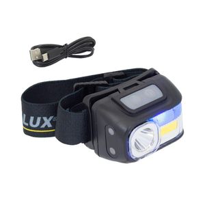 Linterna Frontal LED Recargable 3W 5 Modos OP-3663 OPALUX