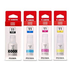 Pack de Tintas GI 11 Canon NEGRO Y COLORES