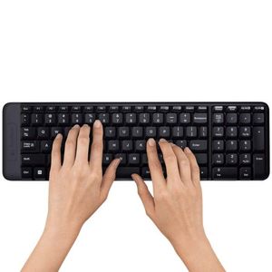 Combo Teclado Mouse Logitech MK220 Inalambrico - Negro