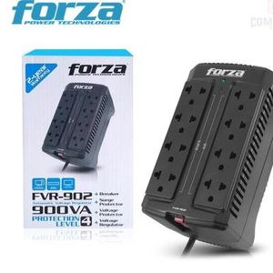 Estabilizador de voltaje FVR 902 de 08 tomas 900VA/450W - Forza