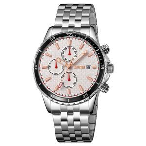 Reloj Skmei 9334 PLATEADO CORREA ACERO