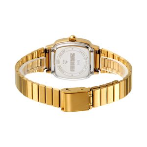 RELOJ SKMEI 2292 DORADO CORREA ACERO PARA MUJER.