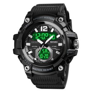 Reloj Skmei 1725 Negro Correa Silicona.