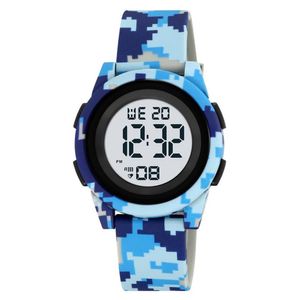 Reloj Skmei 2429 Camuflado verde para niños correa silicona