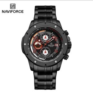 Reloj Naviforce NF8056 Plateado Correa Acero para Caballero