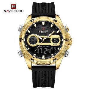 Reloj Naviforce NF9223 DUAL TIME Correa Silicona para Caballero