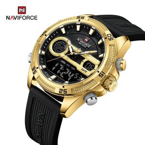 Reloj Naviforce NF9223 DUAL TIME Correa Silicona para Caballero