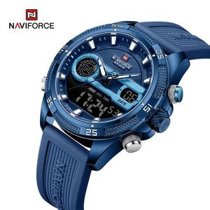 Reloj Naviforce NF9223 DUAL TIME Correa Silicona para Caballero
