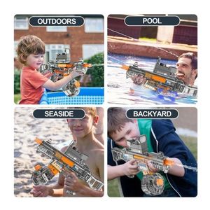 Pistola de agua eléctrica automática para niños y adultos