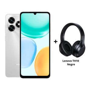 Celular Honor X5c Plus 6gb 256gb Silver + Lenovo Th10 Negro