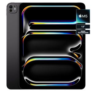 iPad Pro M5 (2025) 13" Wifi + Cellular 1TB - Glass Nanotexturizado | Space Black