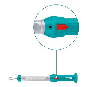 Lampara linterna de mano a bateria 36v total - TWLI35261