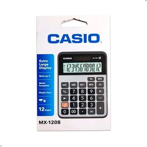 Calculadora Casio Mx-120b Solar 12 Dígitos Nuevo Original
