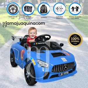 Carro a Batería de Lujo MERCEDES DEPORTIVE Licenciado Blue