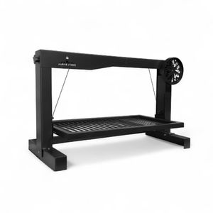 Parrilla a Carbón Leña Subibaja Completo 100 Hierro Fundido