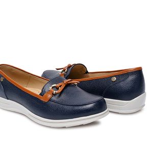 Zapato Mocasín Casual WIL-2628 Patriot Blue Viale Cuero