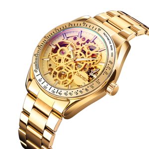 Reloj Skmei 9194 Dorado MECANICO Tourbillon AUTOMATICO.