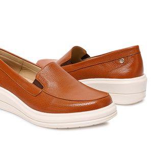 Zapato Slip On Casual WIL-2627 Natural Viale Cuero