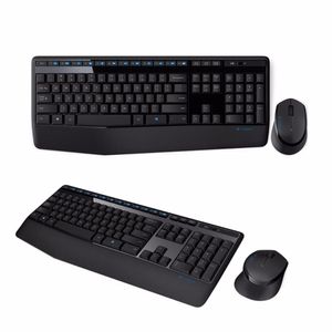 Teclado Mouse Logitech Wireless Mk345 Black