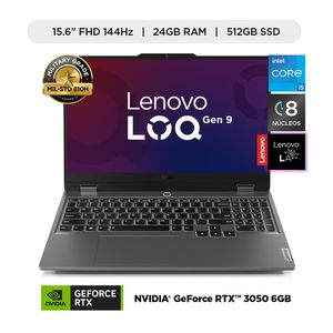 Laptop Lenovo LOQ 24GB RAM Intel Core i5-12450HX