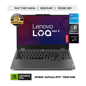Laptop Lenovo LOQ 8GB RAM Intel Core i5-12450HX