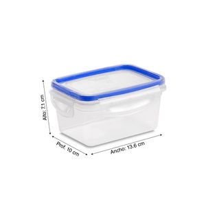 Taper hermético rectangular 0.5Lt