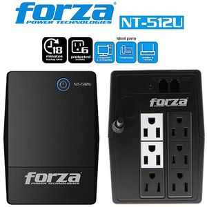 Respaldo de Emergencia UPS FORZA NT-512U 500VA 250W 6 TOMAS 220V