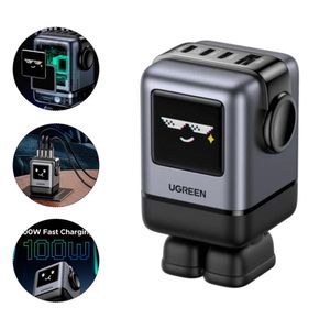 Cargador UGREEN 100W Uno RG Robot GaN con Carga Rápida