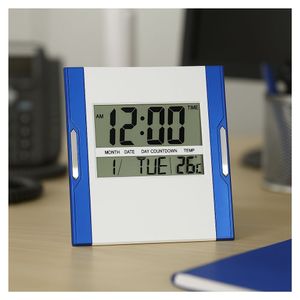 Reloj Digital Led De Pared - AZUL A3886N
