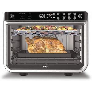 Ninja Foodi DT201, horno tostador 10 en 1, 2.2 kg / 4.85 lb | Acero inoxidable