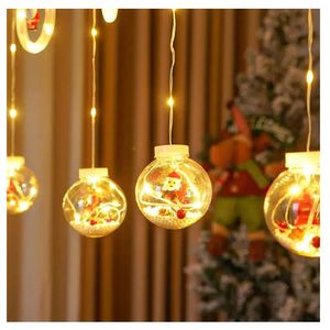 Cascada Led Cortina de Luces Navidenas Guirnalda Tipo Esfera