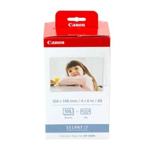 PAPEL CANON FOTOGRAFICO SELPHY + TINTA CANON KP-108 CP1500 CP1300