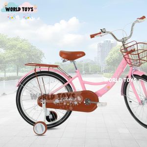 Bicicleta Para Niña Aro 20 NEW LADY con Canasta Pink