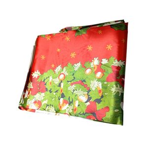 Mantel Navideno para Mesa Rectangular 220 cm x 150 cm Rojo