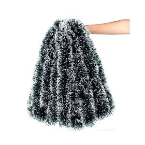 Set de 6 Guirnaldas Navidenas Enredaderas de Navidad 270cm x 9cm Verde Jaspedas