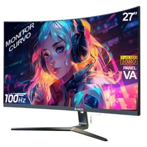 Monitor Gamer Teros 27 Curvo FULL HD   100Hz