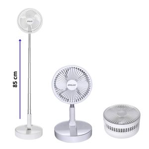 Ventilador Plegable Extensible 84 cm Recargable Con Power Bank Opalux OP-TF4-STK
