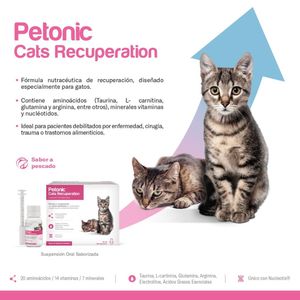 Suplemento para gatos Petonic Cats Recuperation