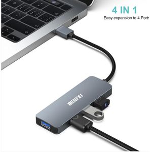 Adaptador BENFEI 4-IN-1 000350 - Gris