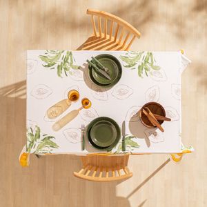 Mantel Algodón y Poliéster Estampado