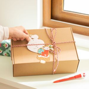 Set 8 Tarjetas de Regalo Navideñas